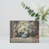 The Bouquet of Margueritas, 1866 Briefkaart (Staand voorkant)