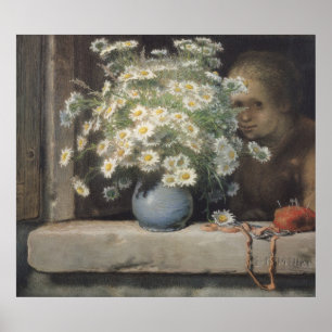 The Bouquet of Margueritas, 1866 Poster