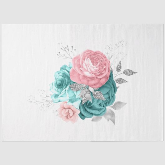 The Bouquet Serie Ontwerp 168 Tissuepapier (Voorkant)