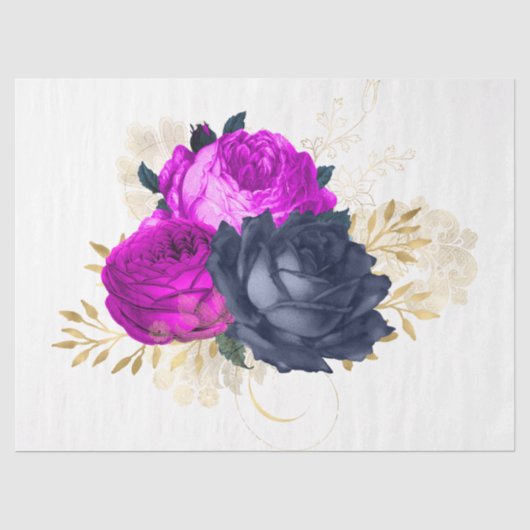 The Bouquet Serie Ontwerp 27 Tissuepapier (Voorkant)