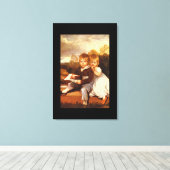 The Bowden Children',_Portrets Canvas Afdruk (Insitu (Houten vloer))