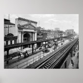 The Bowery, NYC, 1900 Poster (Voorkant)