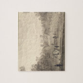 The Bowling Green te Claremont, 1738 (graving) Legpuzzel (Verticaal)