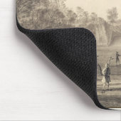 The Bowling Green te Claremont, 1738 (graving) Muismat (Hoek)