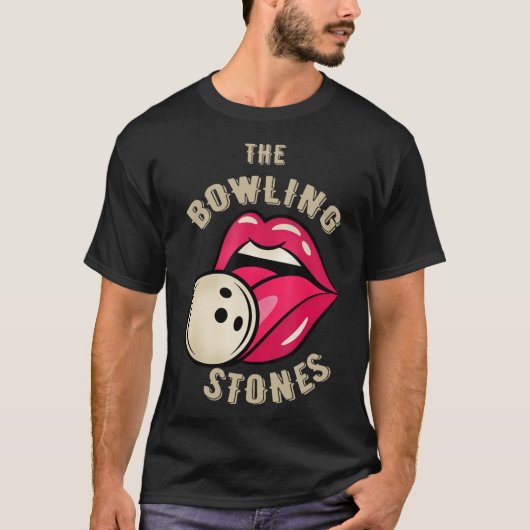 The Bowling Stone Bowling  T-shirt (Voorkant)