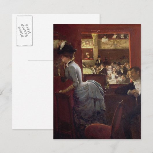 The Box by the Stalls, c.1883 Briefkaart (Voorkant / Achterkant)