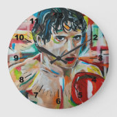 The Boxer Painting by Alfred Fox Grote Klok (Voorkant)