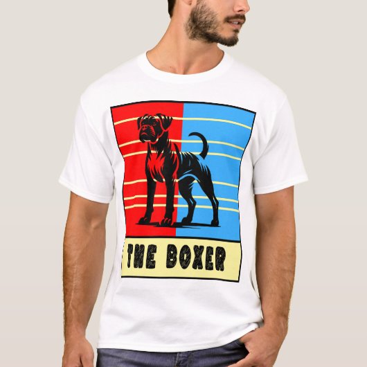 The Boxer - Sterke Hond T-shirt (Voorkant)