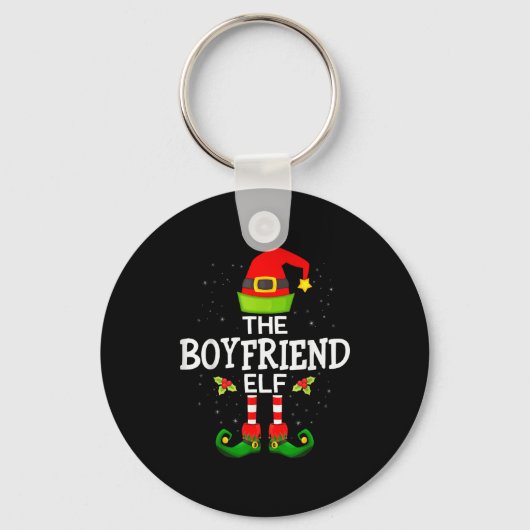 The Boyfriend Elf Christmas Family Matching Pajama Sleutelhanger (Voorkant)