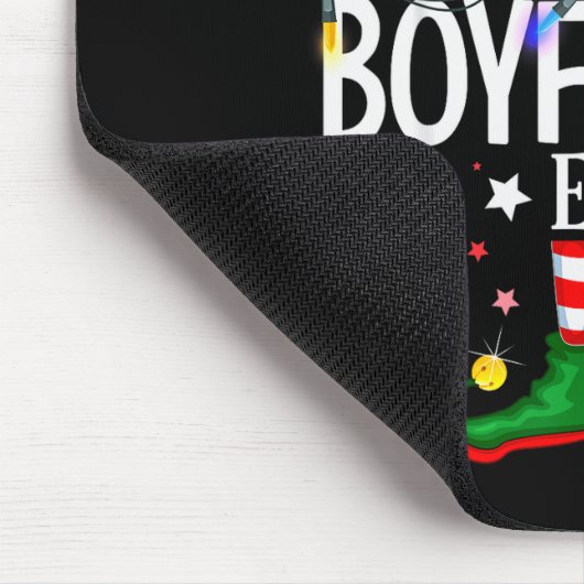 The Boyfriend Elf Christmas Family Pajama Party Muismat (Hoek)