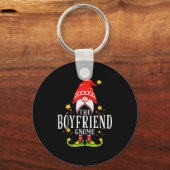 The Boyfriend Gnome Christmas Matching Sleutelhanger (Voorkant)