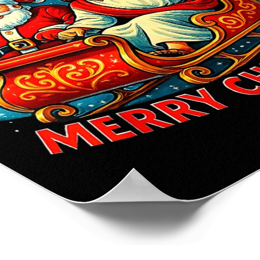 The Boys Are Back In Town Merry Christmas Design  Poster (Hoek)