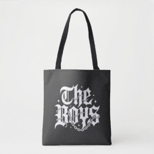 The Boys Gotische Typografie Ketting Streetwear Tote Bag