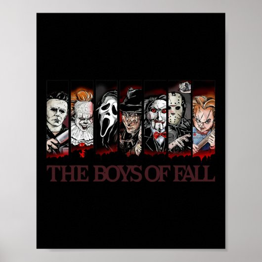 The Boys Of Herfst Enge Horrorfilm Hallow Poster (Voorkant)