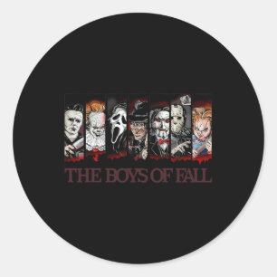 The Boys Of Herfst  Enge Horrorfilm Hallow Ronde Sticker