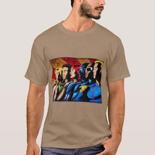 the boys tv show hero funny t-shirt (Voorkant)