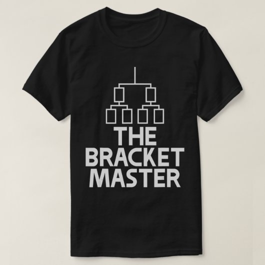 The Bracket Master Basketball Tournament  T-shirt (Design voorkant)
