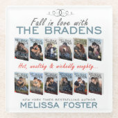 The Bradens at Weston & Bradens in Trusty Onderzet Glazen Onderzetter (Voorkant)