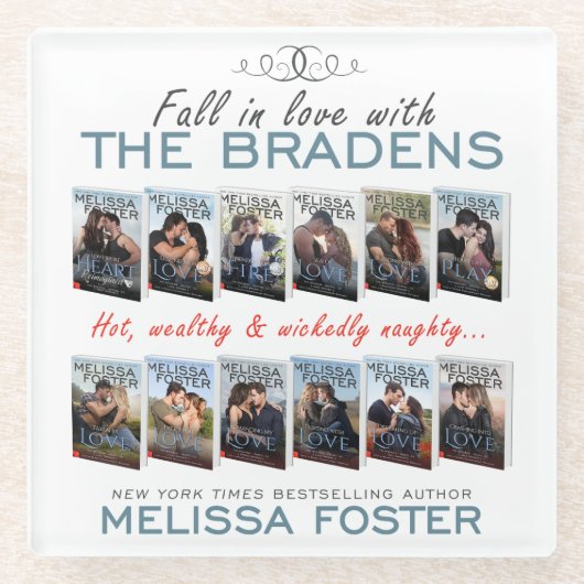 The Bradens at Weston & Bradens in Trusty Onderzet Glazen Onderzetter (Voorkant)