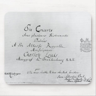 The Brandenburg Concertos, 1721 Muismat