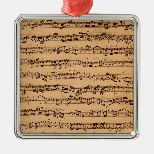 The Brandenburger Concertos No.5 D-Dur, 1721 Metalen Ornament (Voorkant)