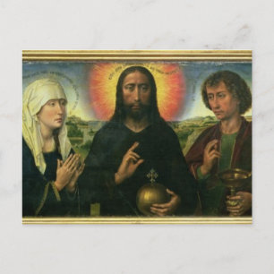 The Braque Family Triptych: (LtoR) St. John the Ba Briefkaart