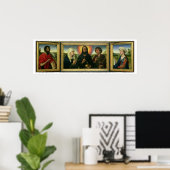 The Braque Family Triptych: (LtoR) St. John the Ba Poster (Thuiskantoor)