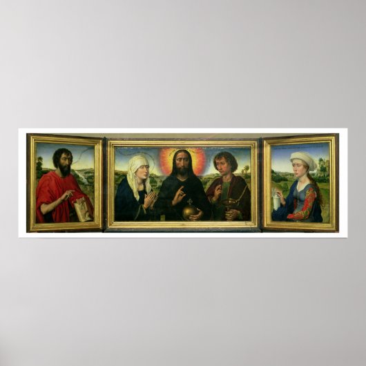 The Braque Family Triptych: (LtoR) St. John the Ba Poster (Voorkant)