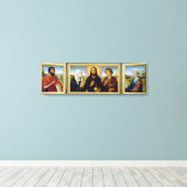 The Braque Family Triptych, St. John the Canvas Afdruk (Insitu (Houten vloer))