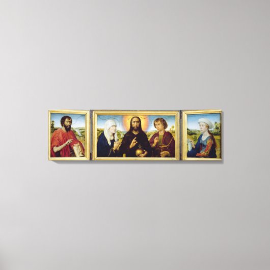 The Braque Family Triptych, St. John the Canvas Afdruk (Voorkant)