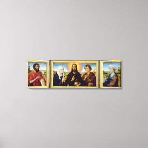 The Braque Family Triptych, St. John the Canvas Afdruk