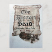 The Brazen Head pub, Dublin, Ierland Briefkaart (Voorkant)