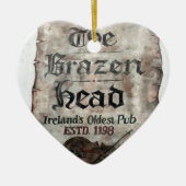 The Brazen Head pub, Dublin, Ierland Keramisch Ornament (Voorkant)