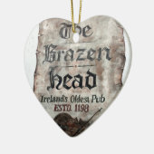 The Brazen Head pub, Dublin, Ierland Keramisch Ornament (Links)