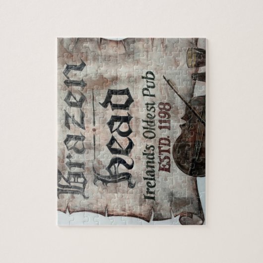 The Brazen Head pub, Dublin, Ierland Legpuzzel (Verticaal)