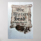 The Brazen Head pub, Dublin, Ierland Poster (Voorkant)