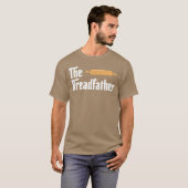 The Bread Father Funny Baker funny boy boy T-shirt (Voorkant volledig)