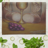 The Bread of Life: Holy Eucharist 2026 Calendar Theedoek (Gevouwen)