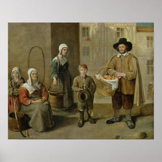The Bread Seller and Water Carriers Poster (Voorkant)