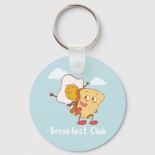 The Breakfast Club - Funny Food Sleutelhanger (Voorkant)