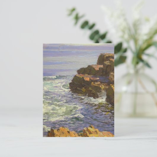 The Breaking Wave van Edward Henry Potthast Briefkaart (Staand voorkant)