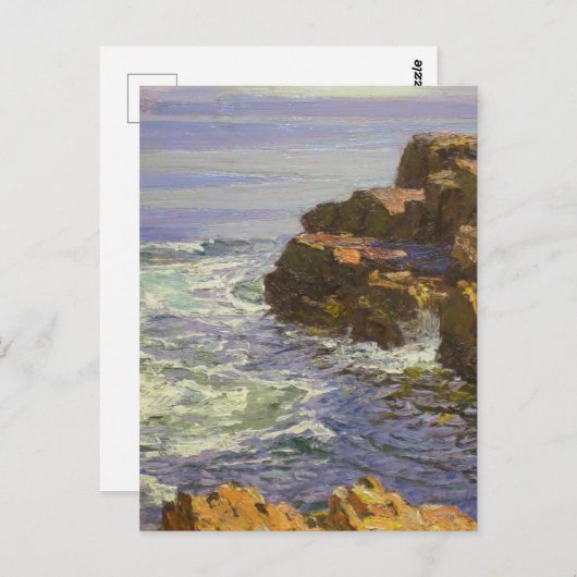 The Breaking Wave van Edward Henry Potthast Briefkaart (Voorkant / Achterkant)