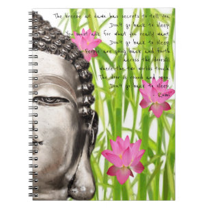 The Breeze in Dawn Rumi Buddha Journal Notitieboek