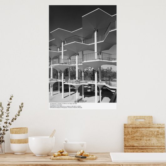 The Breezeway, UC San Diego, 1966 Poster (Keuken)