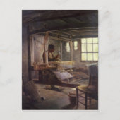 The Breton Weaver, 1888 Briefkaart (Voorkant)