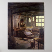 The Breton Weaver, 1888 Poster (Voorkant)
