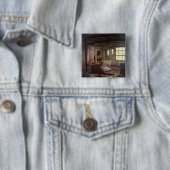 The Breton Weaver, 1888 Vierkante Button 5,1 Cm (In situ)