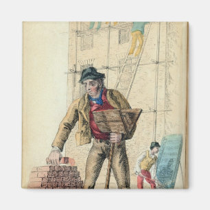 The Bricklayer's Laborer Magneet