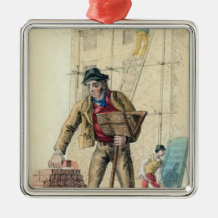 The Bricklayer's Laborer Metalen Ornament