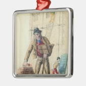 The Bricklayer's Laborer Metalen Ornament (Links)